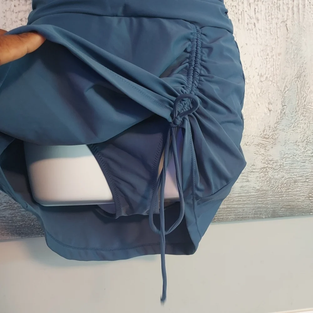 BMJL Tummy Control Slimming One Piece Swim Dress Sz-M - Picture 11 of 13